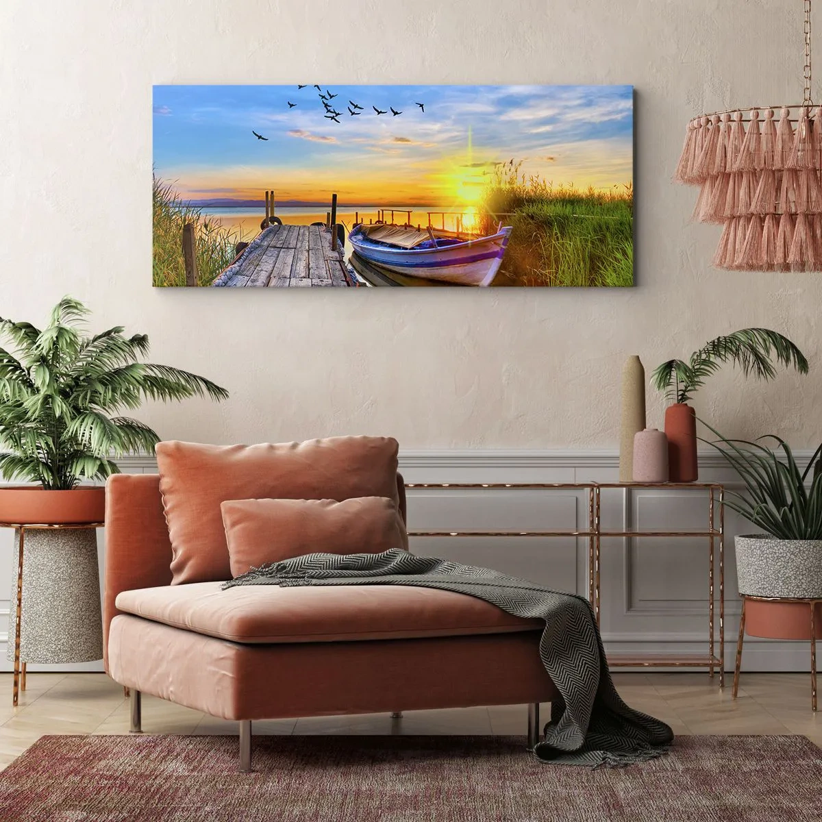 Tablou pe pânză - La revedere, până mâine - 100x40 cm