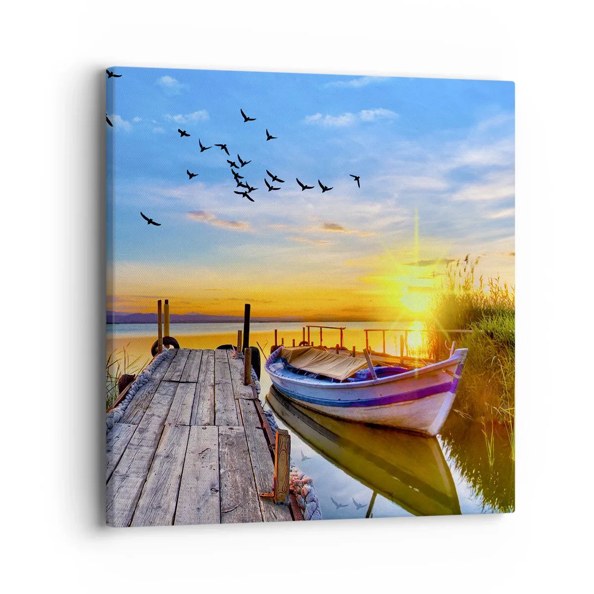 Tablou pe pânză - La revedere, până mâine - 40x40 cm