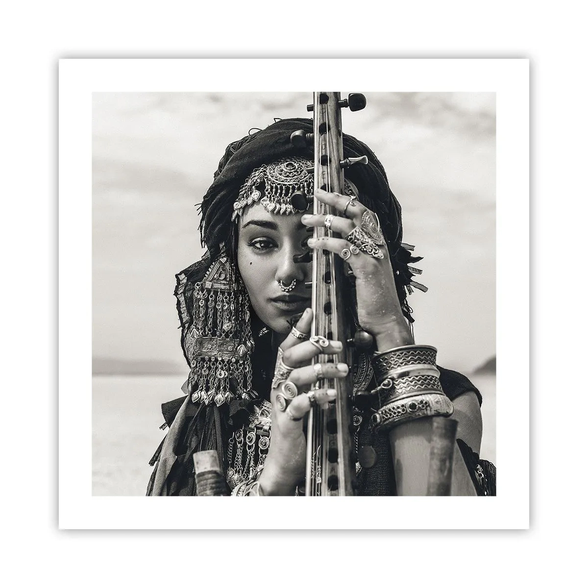 Poster - Muzica orientală în sine - 50x50 cm