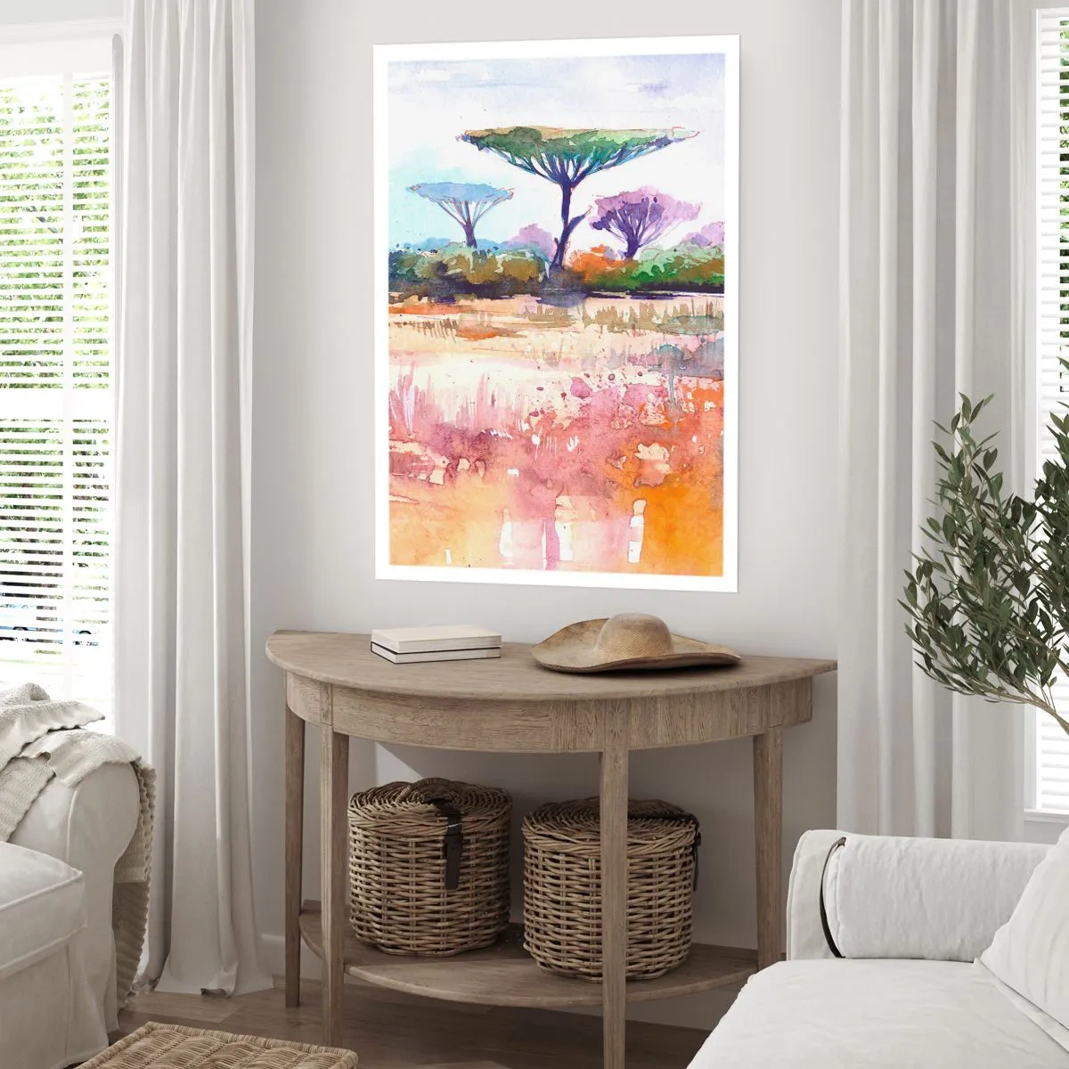 Poster - Culorile savanei - 40x50 cm