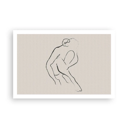 Poster - Schiță intimă - 91x61 cm