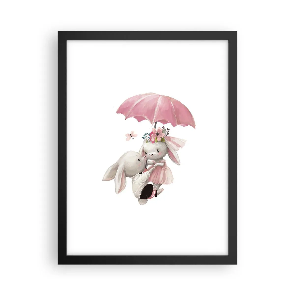 Poster în ramă neagră - Pur și simplu dragoste - 30x40 cm