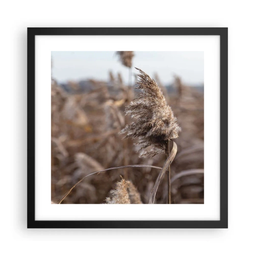 Poster în ramă neagră - E timpul să zbori cu vântul - 40x40 cm