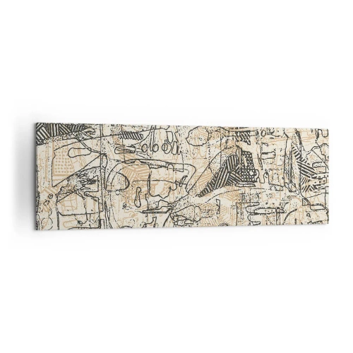 Tablou pe pânză - Așteaptă să fie descifrat - 160x50 cm