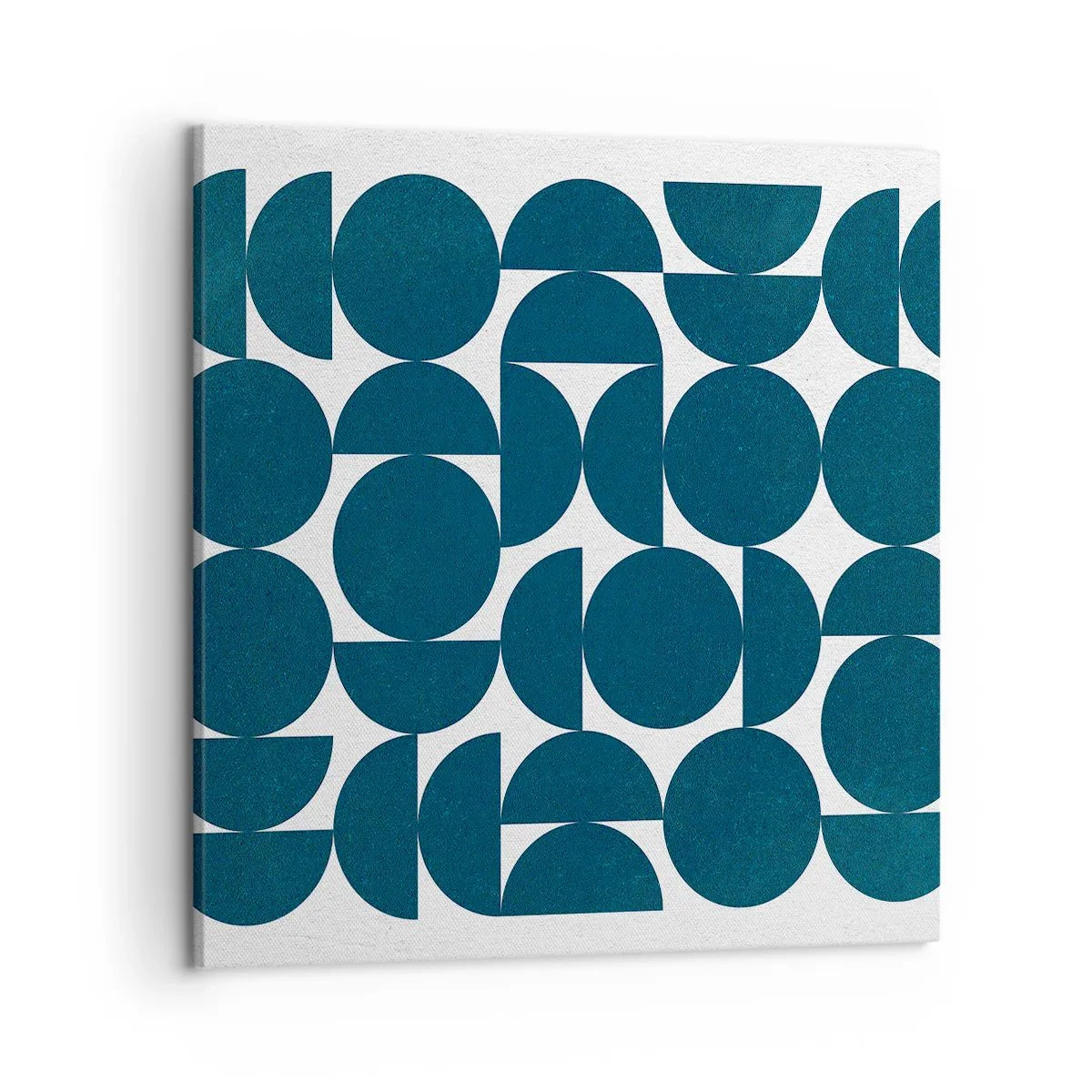 Tablou pe pânză - Cercuri și semicercuri - 50x50 cm