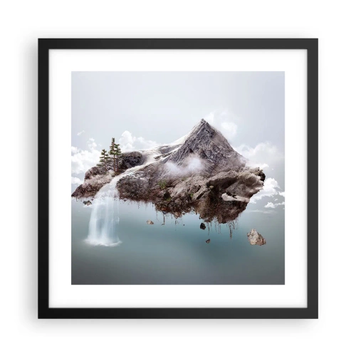 Poster în ramă neagră - Prin ochii unui suprarealist - 40x40 cm