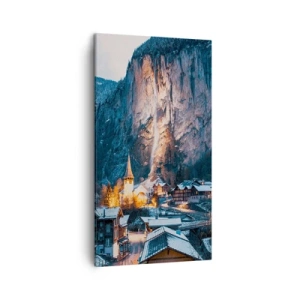 Tablou pe pânză - Spiritul luminos al iernii - 45x80 cm