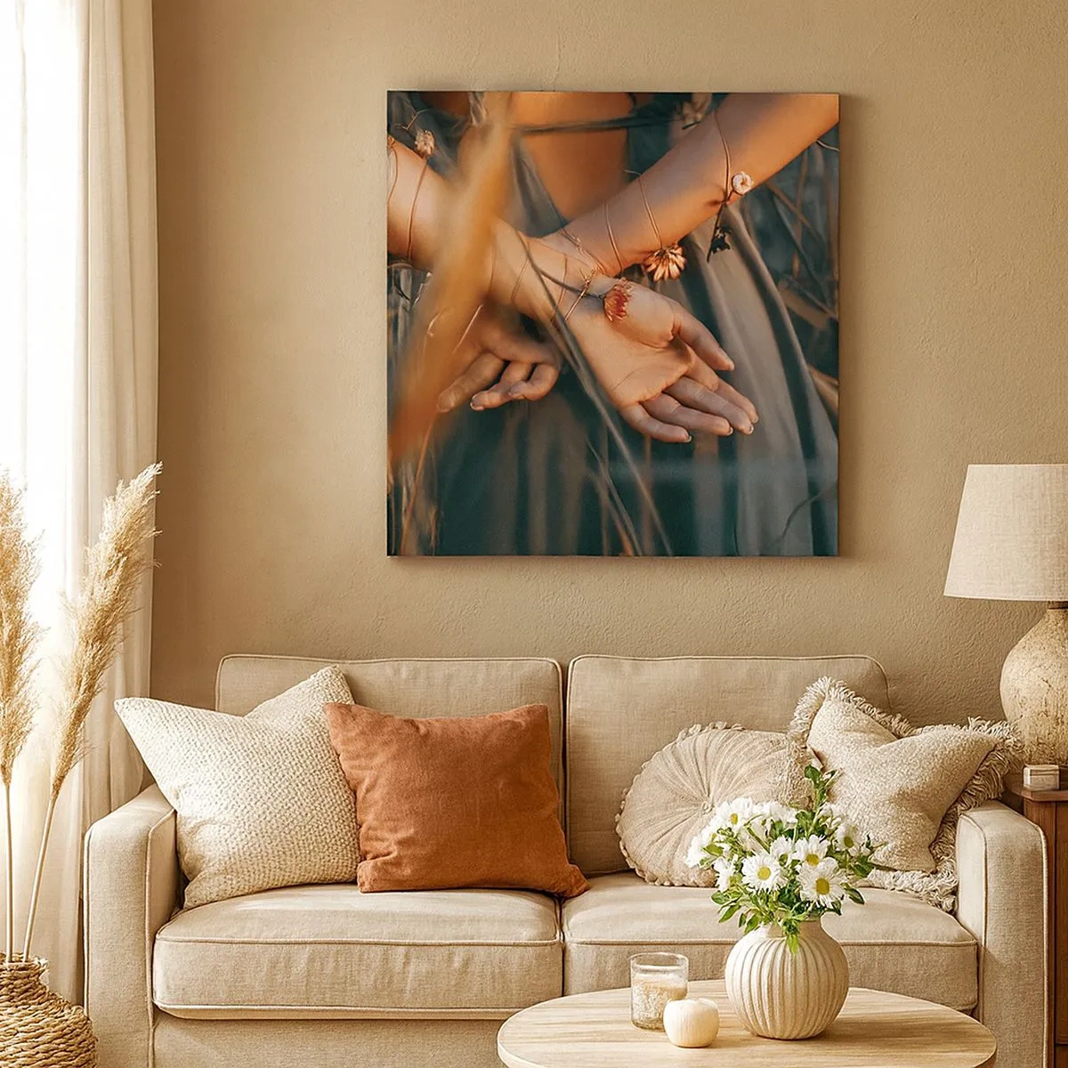 Tablou pe pânză - Legată de natură - 30x30 cm