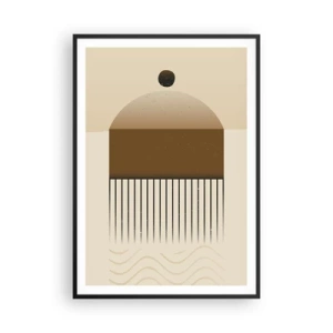 Poster în ramă neagră - Stări diferite - 70x100 cm