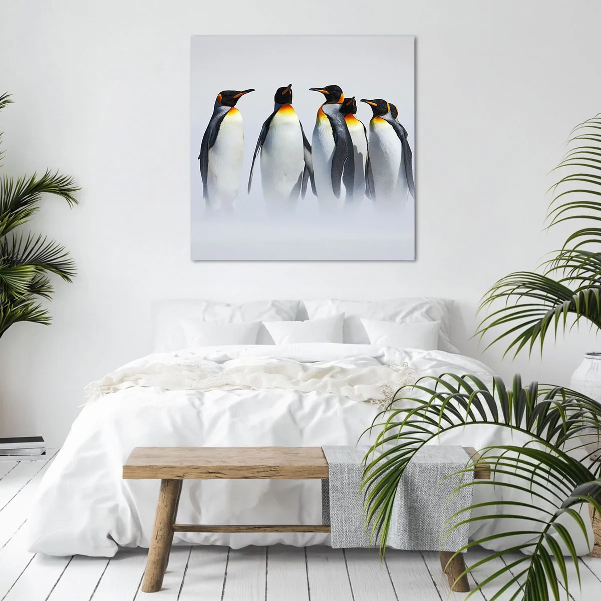 Tablou pe pânză - Întâlnire în rochie de seară - 40x40 cm