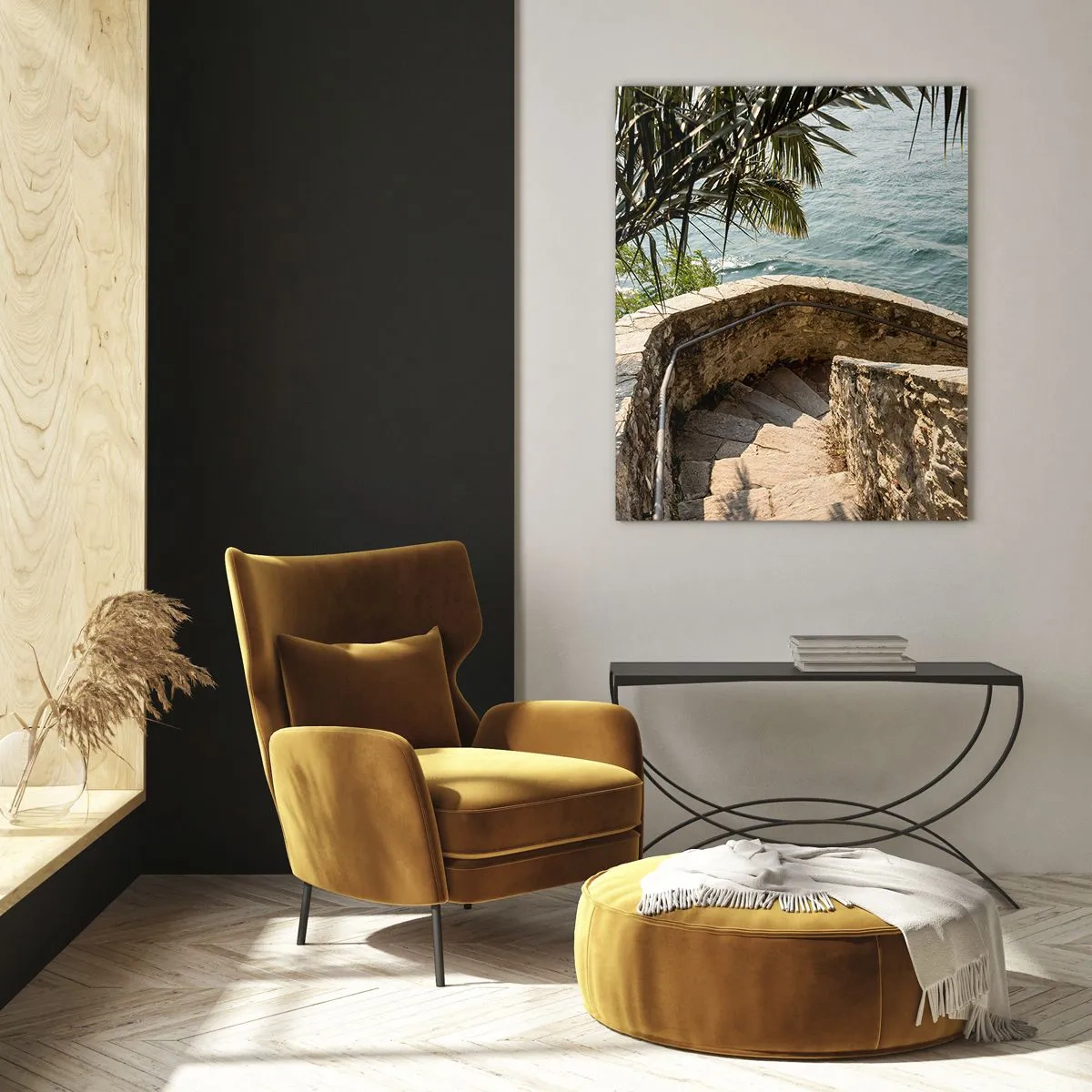 Tablou pe sticlă - Sub soarele Italiei - 50x70 cm