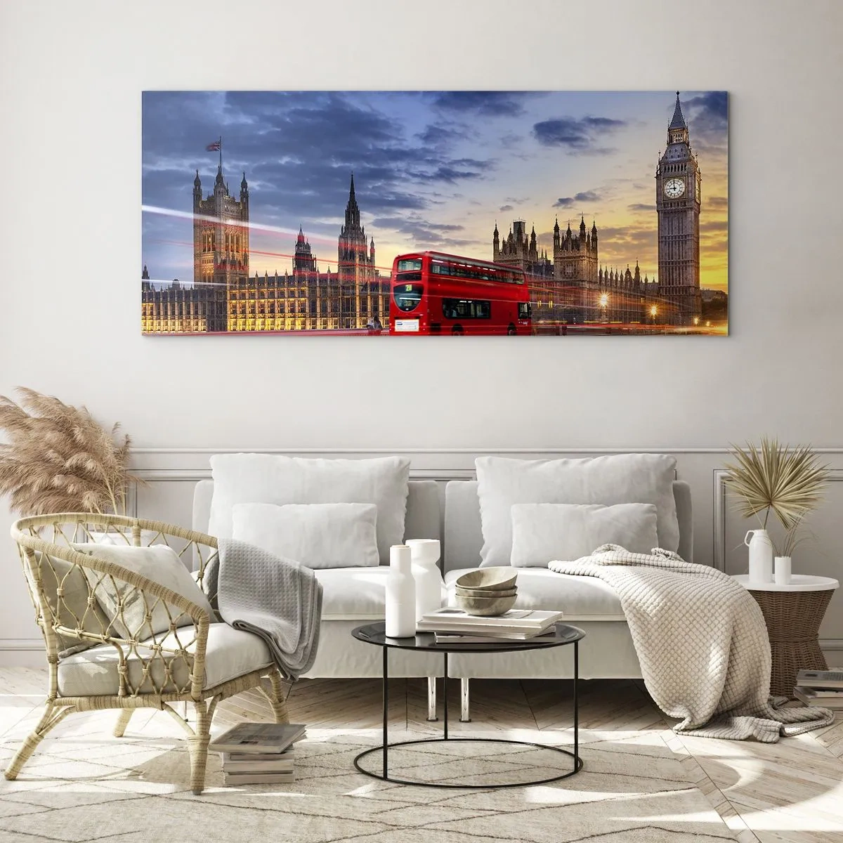 Tablou pe sticlă - Semne distinctive - 120x50 cm