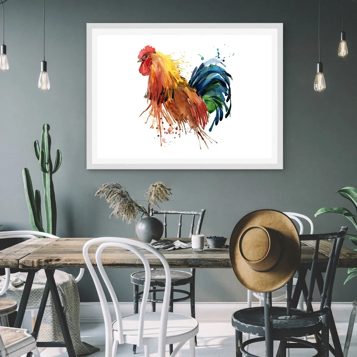 Poster în ramă albă - Haina regală, mândria regală - 40x30 cm