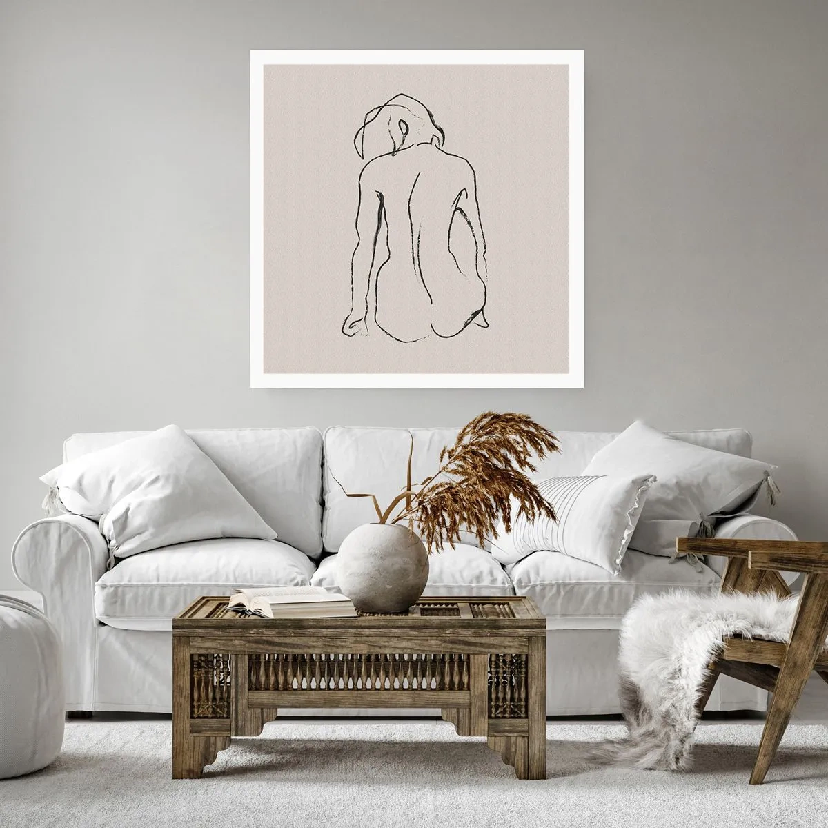 Poster - Nud de fată - 30x30 cm