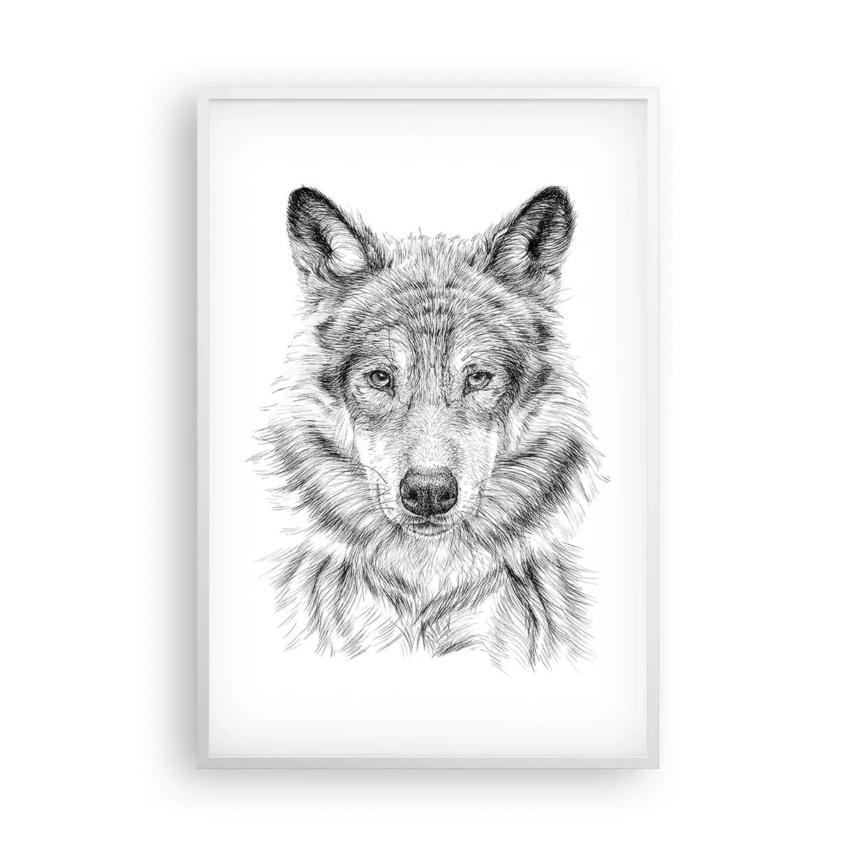 Poster în ramă albă - Un lider înnăscut - 61x91 cm