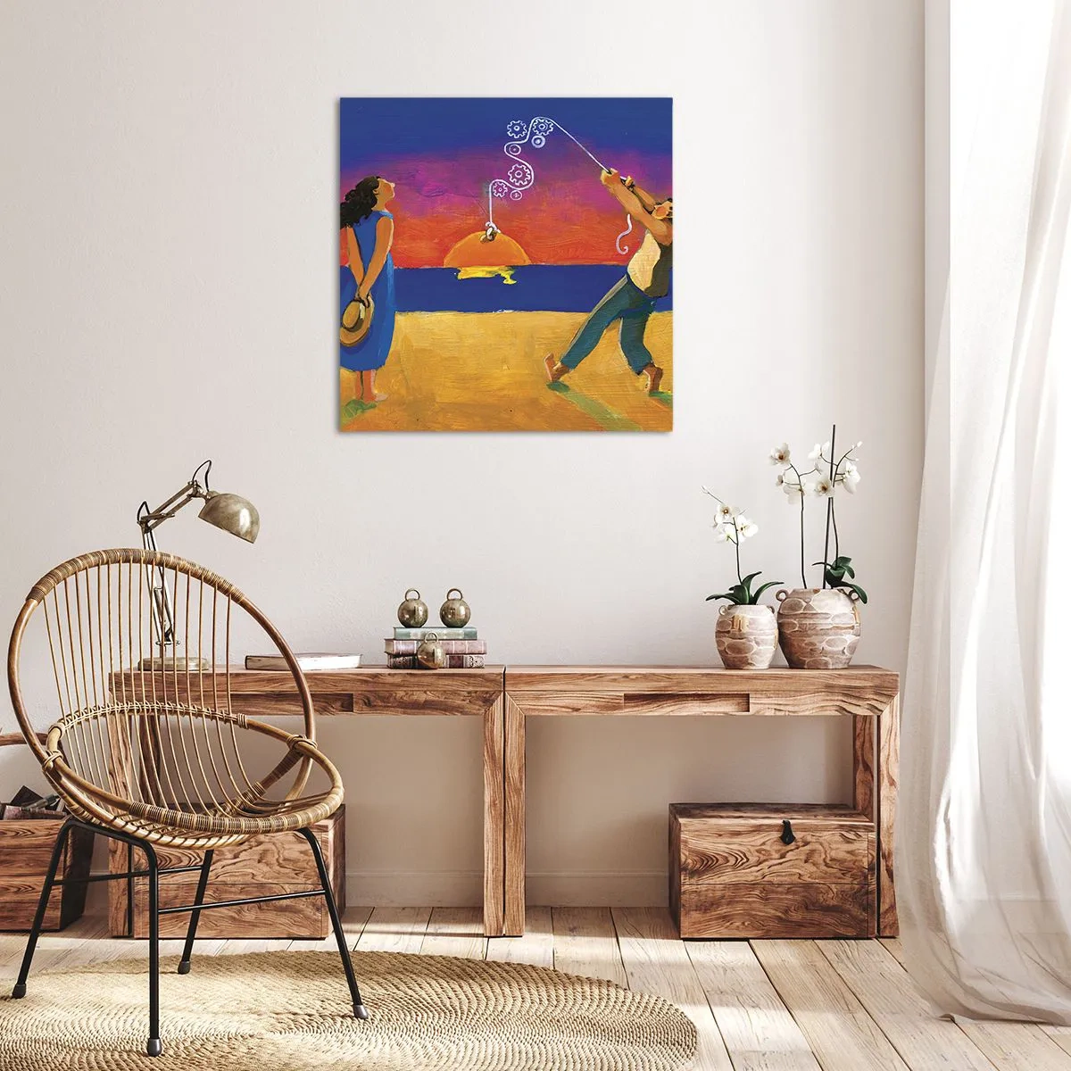 Tablou pe pânză - Mai mult decât o stea din cer - 30x30 cm