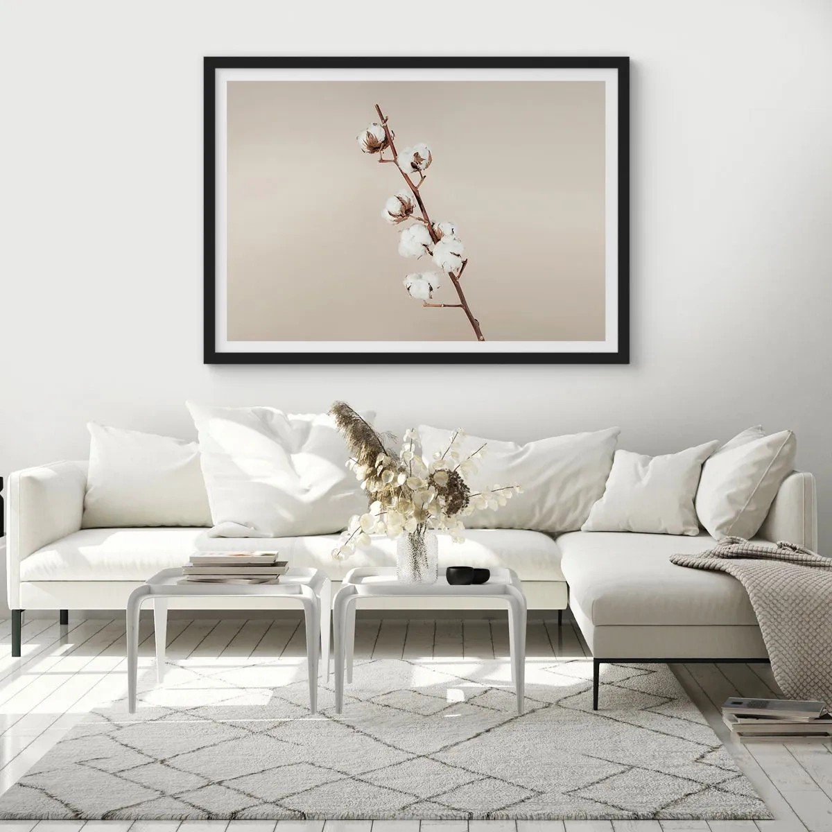 Poster în ramă neagră - La sursa moliciunii - 91x61 cm