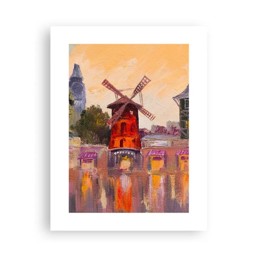 Poster - Icoane pariziene - Moulin Rouge - 30x40 cm
