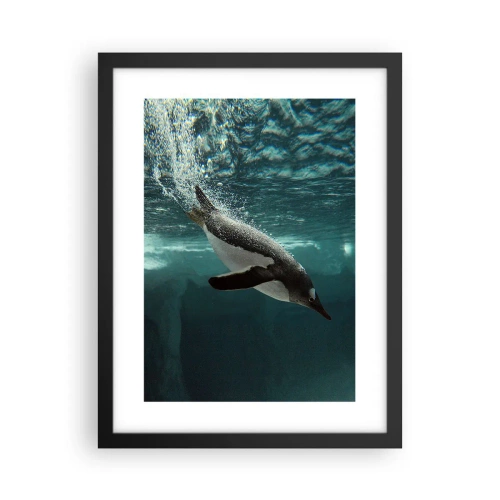 Poster în ramă neagră - Bun venit în lumea mea - 30x40 cm
