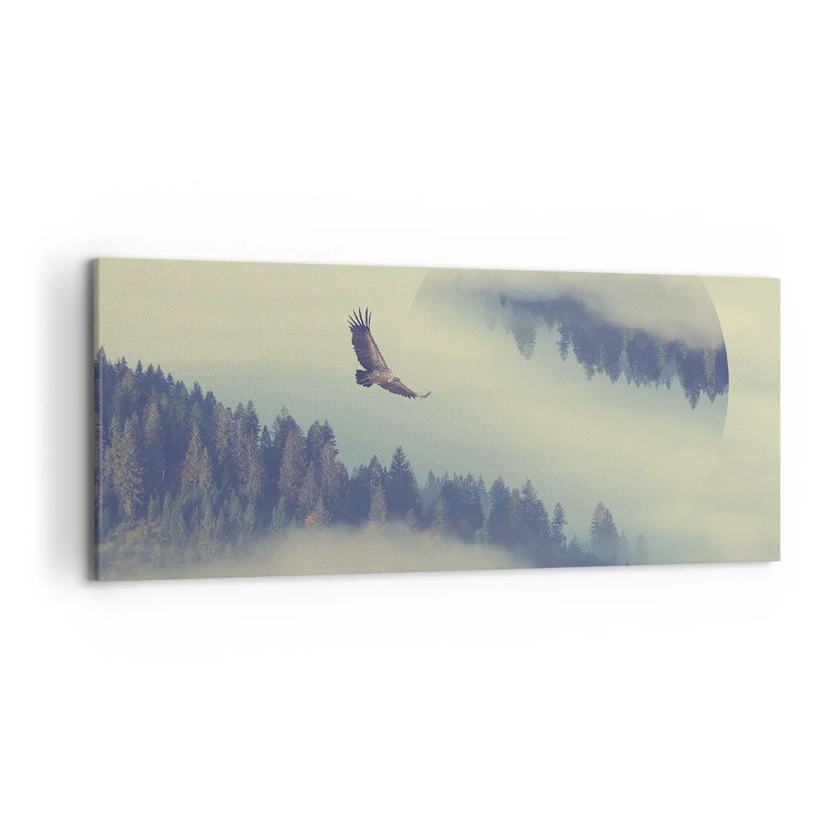 Tablou pe pânză - Am văzut umbra unui vultur - 120x50 cm