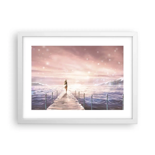 Poster în ramă albă - În lumina unui vis - 40x30 cm