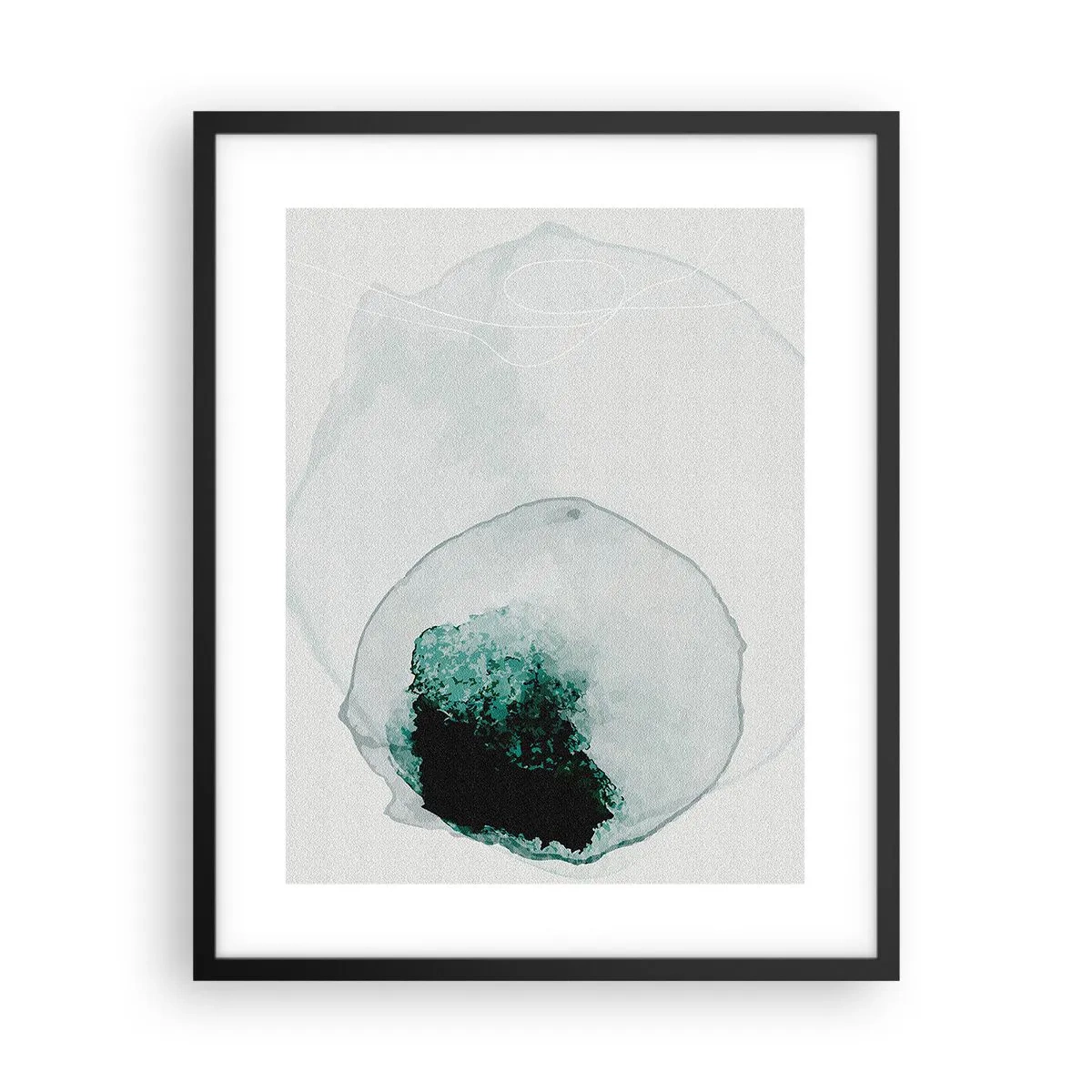 Poster în ramă neagră - Într-o picătură de apă - 40x50 cm