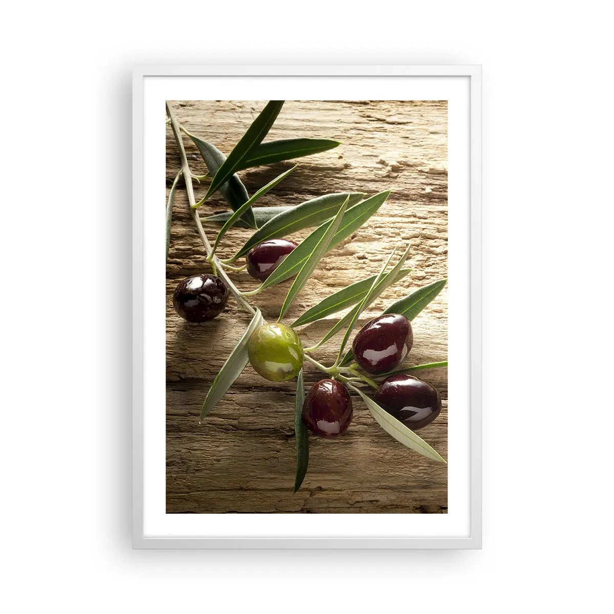 Poster în ramă albă - Direct din natură - 50x70 cm