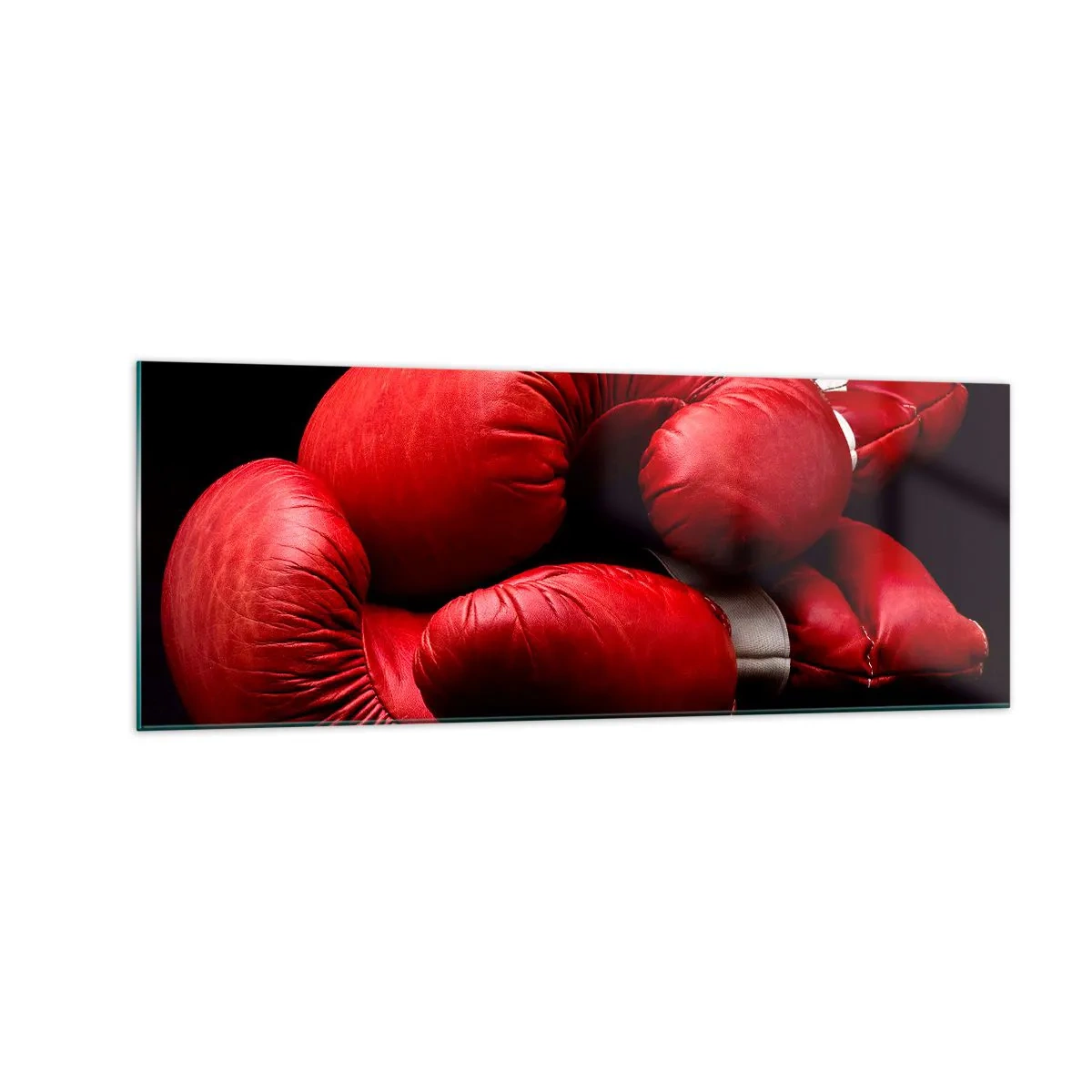 Tablou pe sticlă - Emoția bătăliei a trecut - 140x50 cm