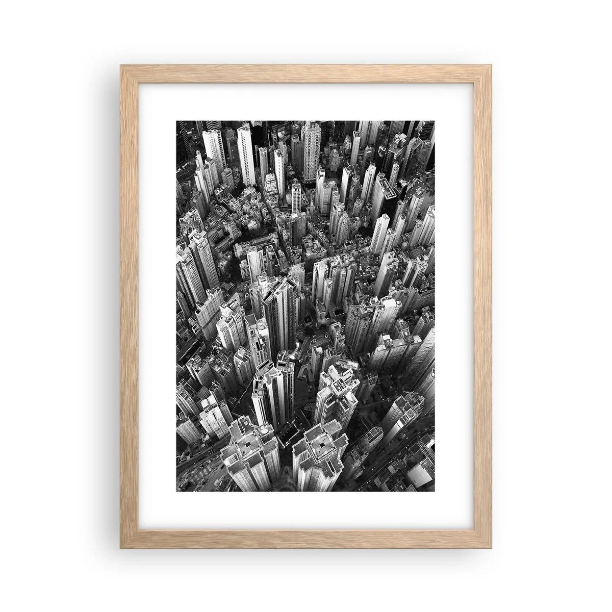 Poster în ramă de stejar deschis - Din ce în ce mai sus - 30x40 cm