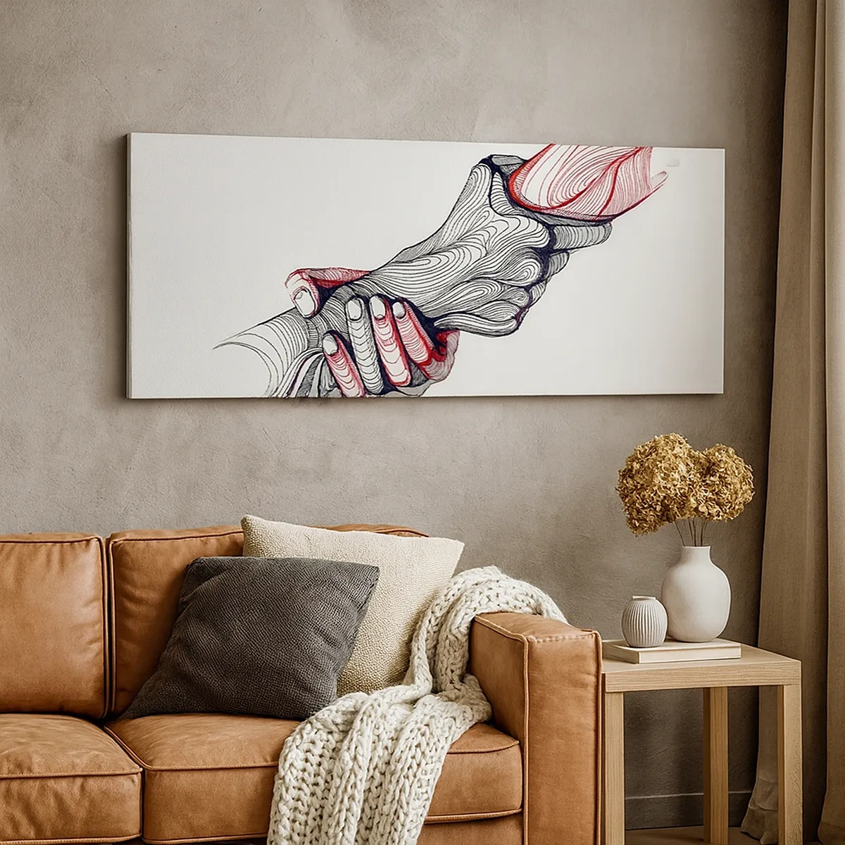 Tablou pe pânză - Ești pe mâini bune - 30x30 cm