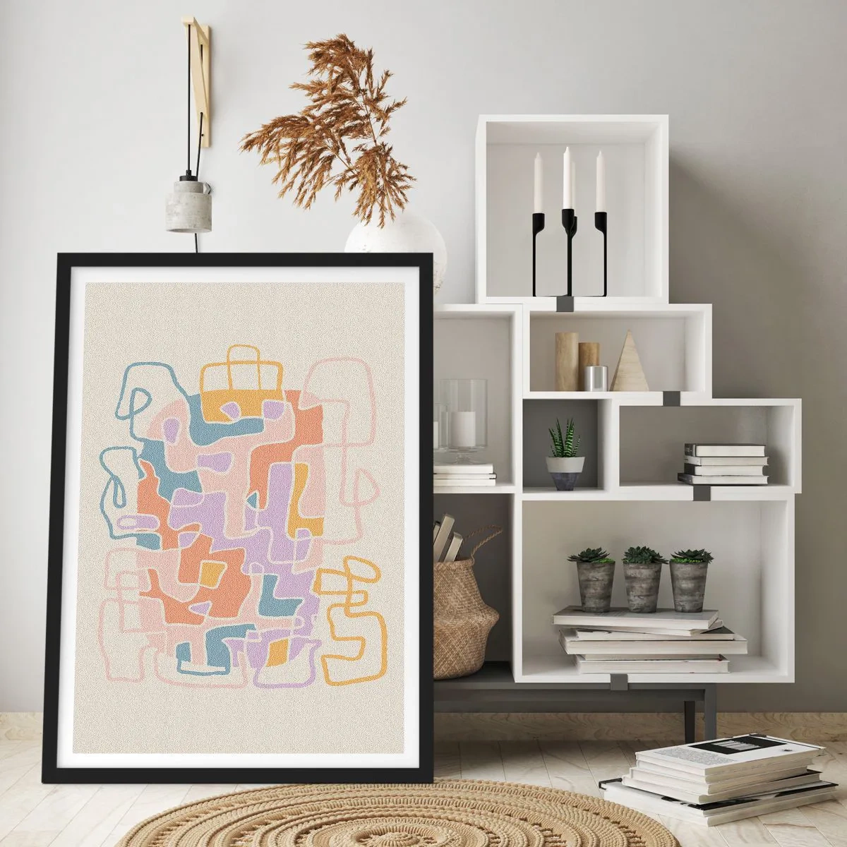 Poster în ramă neagră - Labirintul - o aventură plină de bucurie - 61x91 cm