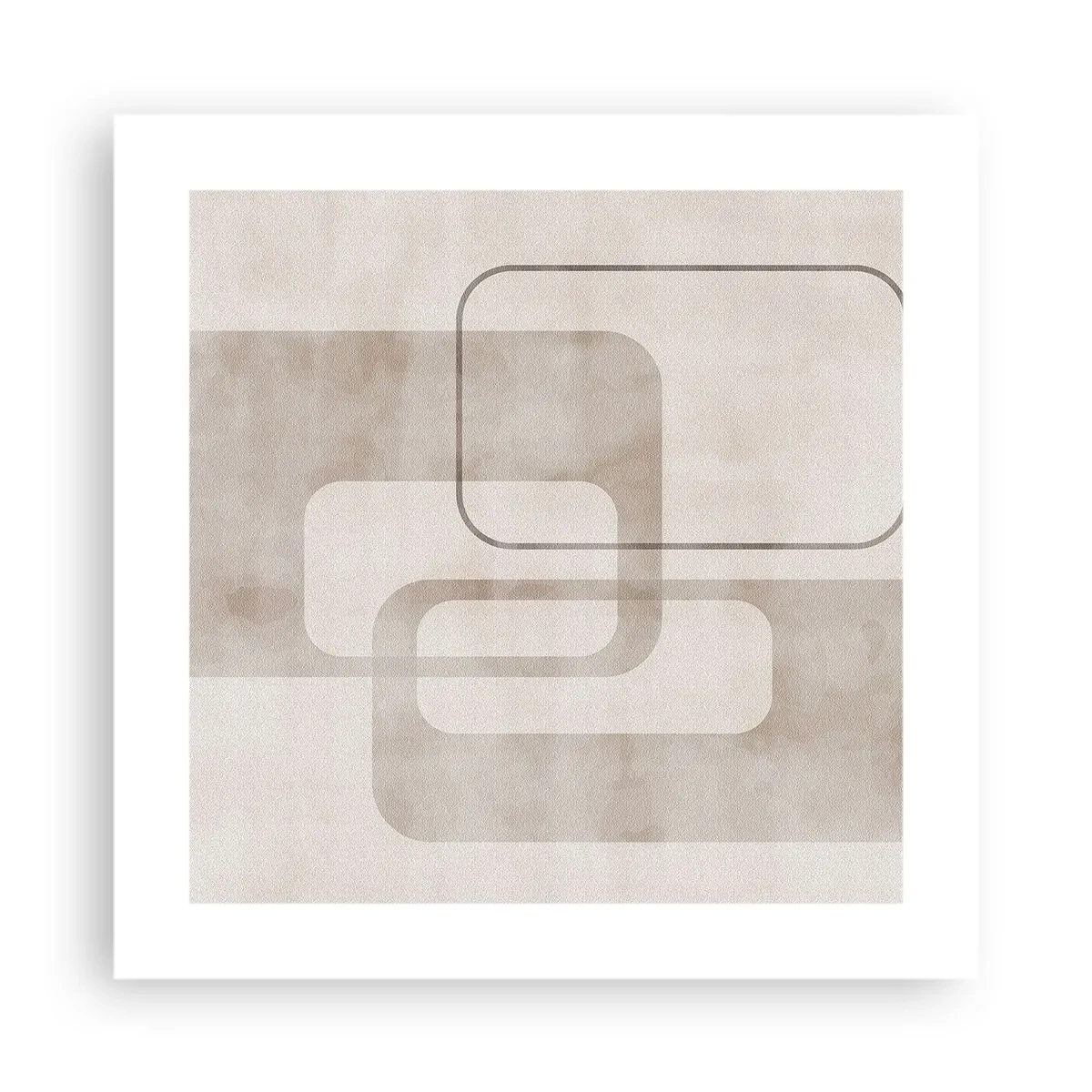 Poster - Fuga geometrică - 40x40 cm