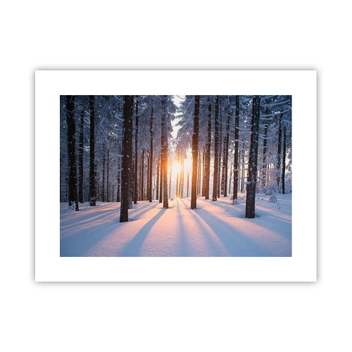 Poster - În mod clar în alb și negru - 40x30 cm