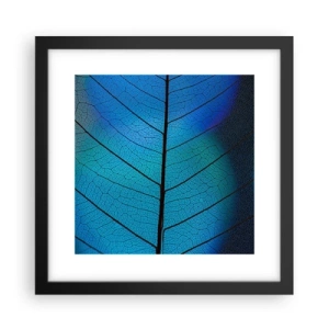 Poster în ramă neagră - Construcție de finețe - 30x30 cm