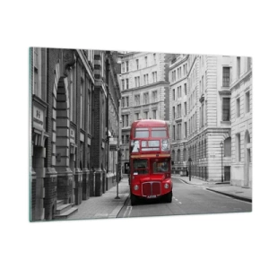 Tablou pe sticlă - Viața de zi cu zi nu trebuie să fie gri - 120x80 cm