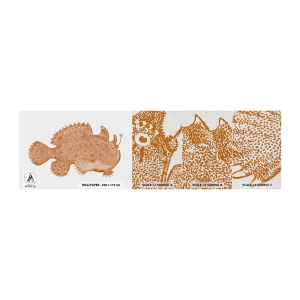 Mostră tapet Premium Canvas - Și totuși este un peşte - Pește de mare, Ocean, Litoral - 100x30 cm