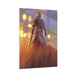 Tablou pe sticlă - Cavalerul greșit - 50x70 cm