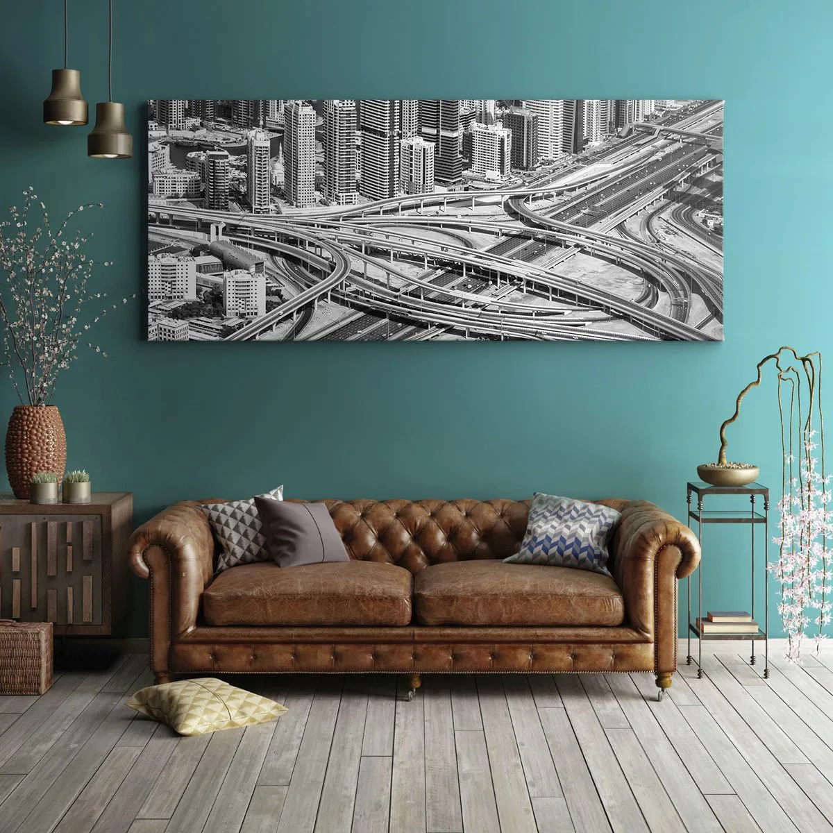 Tablou pe pânză - Dubai - orașul imposibil - 100x40 cm