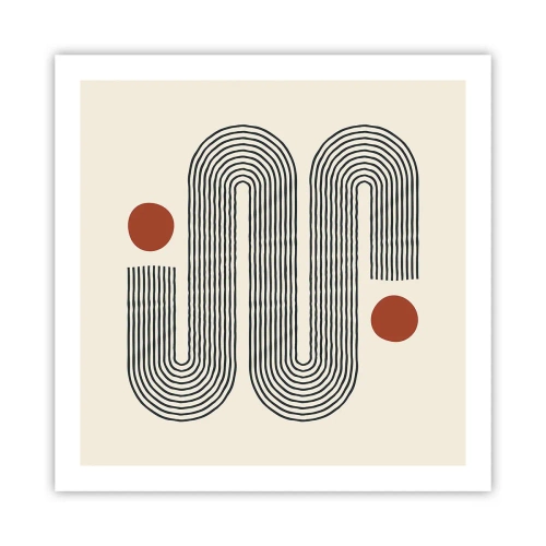 Poster - De la început până la sfârșit - 60x60 cm