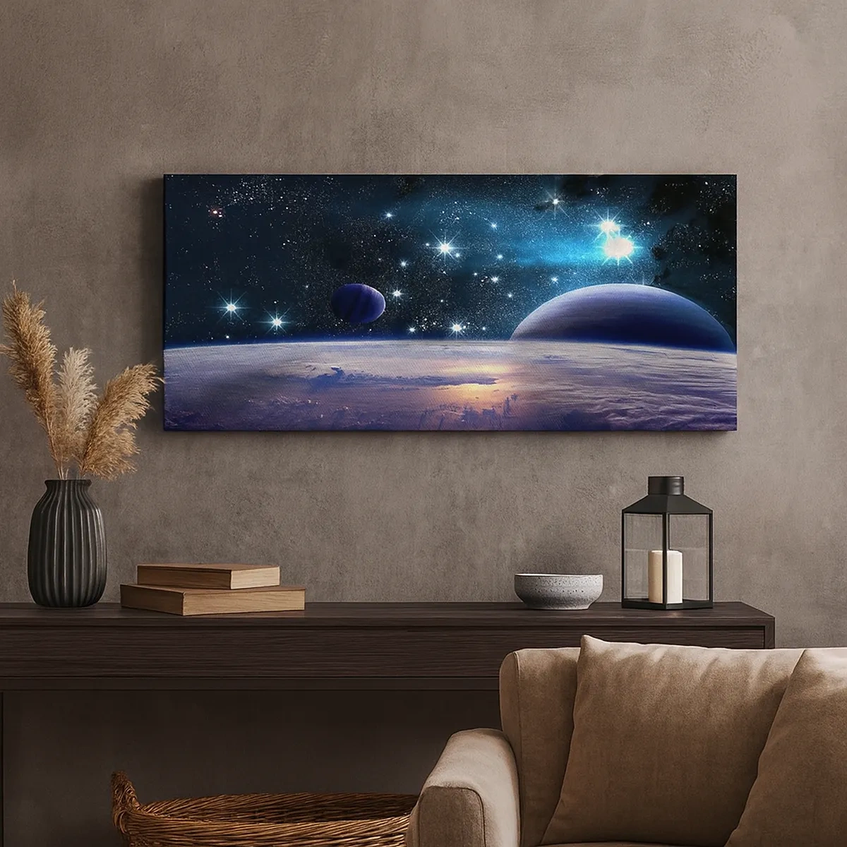 Tablou pe pânză - Tot singuri? - 30x30 cm