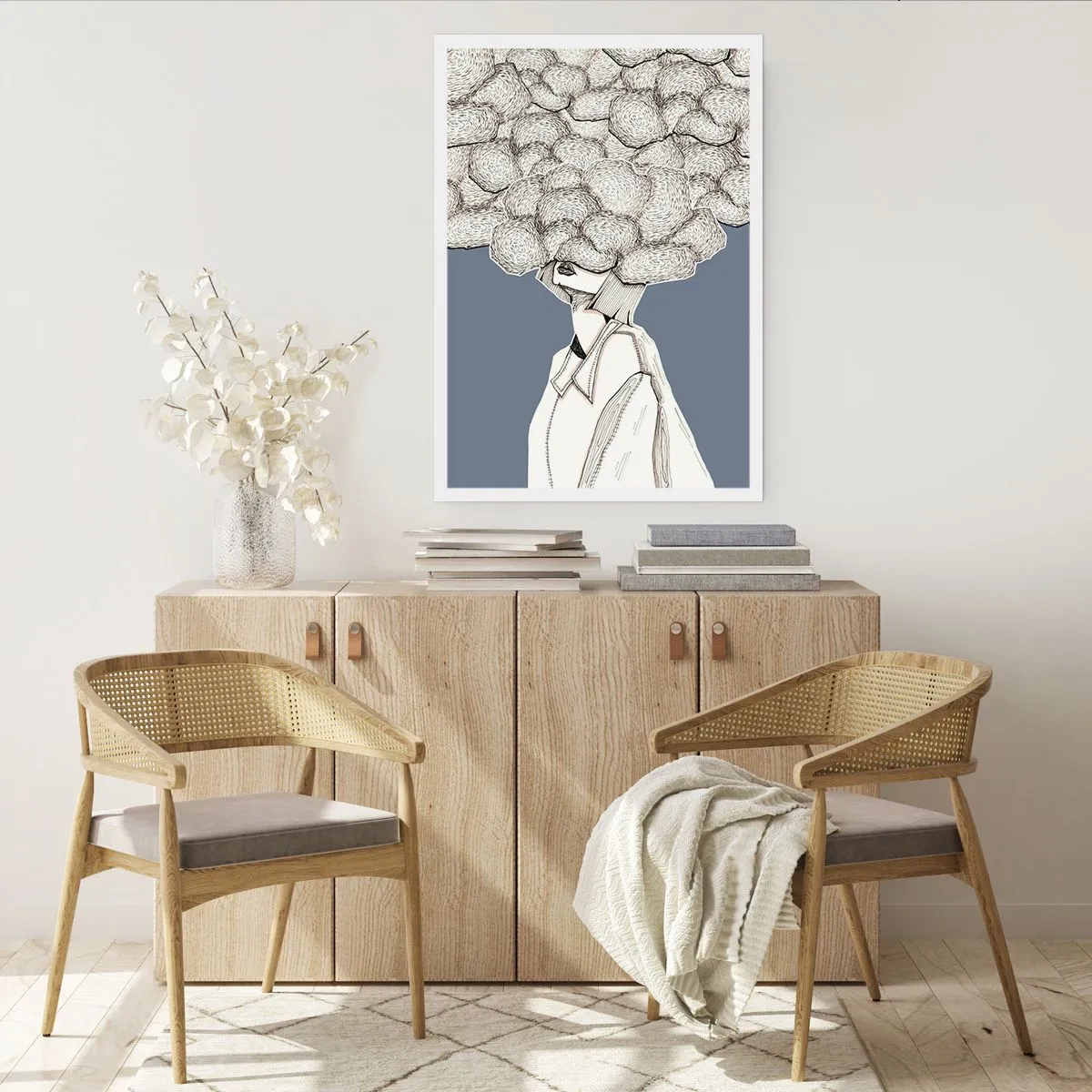 Poster - Cu capul în nori - 50x70 cm