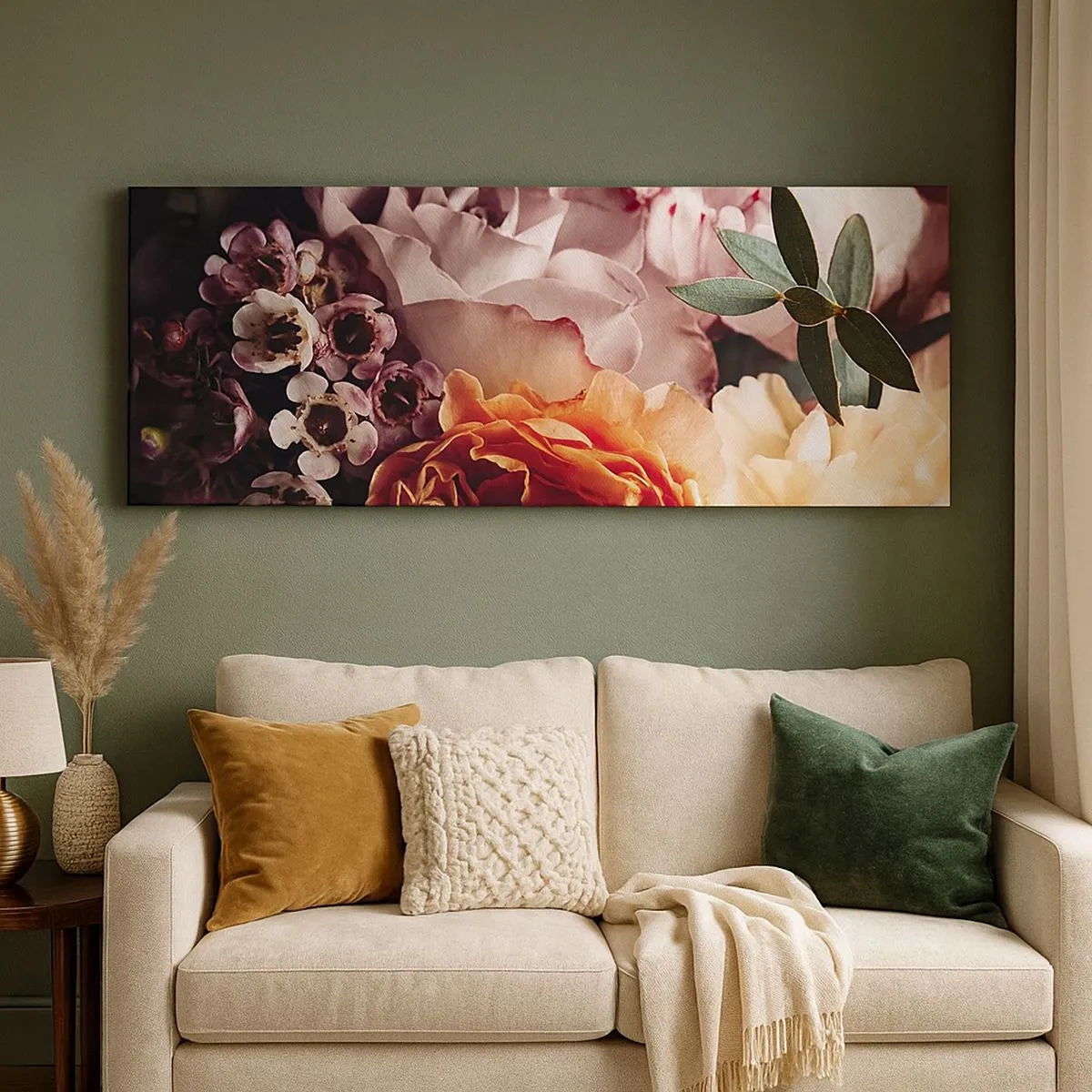 Tablou pe pânză - Înghesuite în frumusețe - 100x40 cm