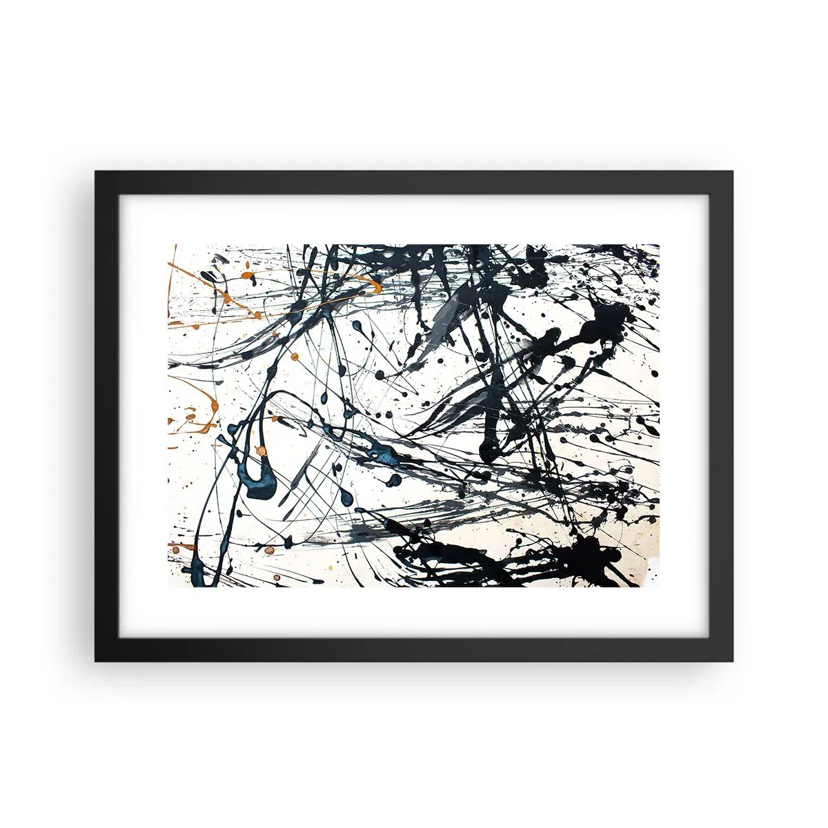 Poster în ramă neagră - Cu sau fără sens? - 40x30 cm