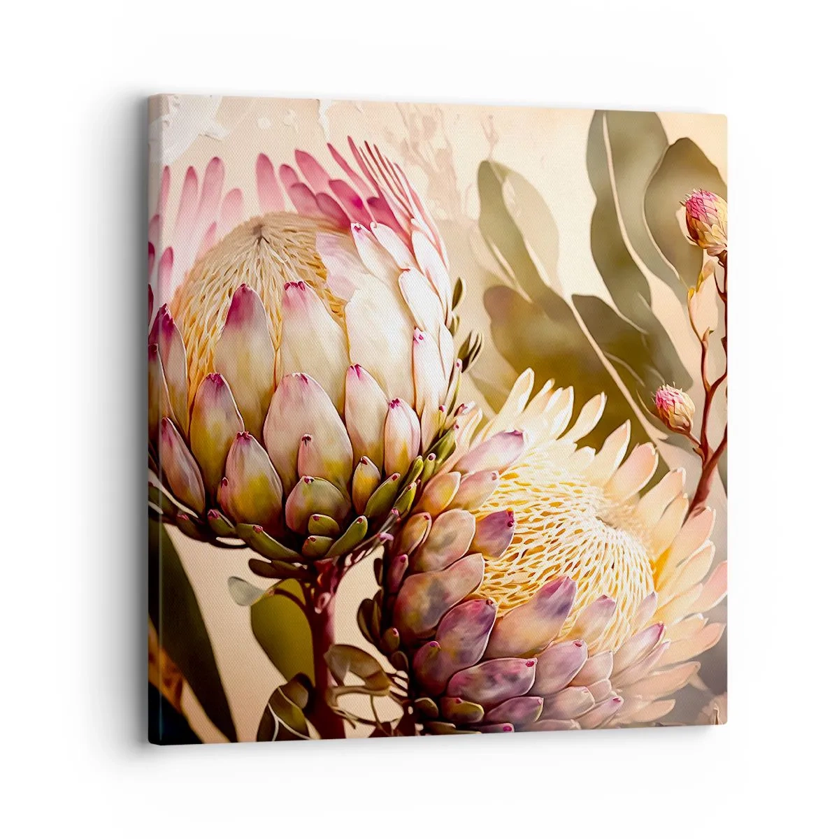 Tablou pe pânză - Îmbrățișare cu tandrețe - 30x30 cm