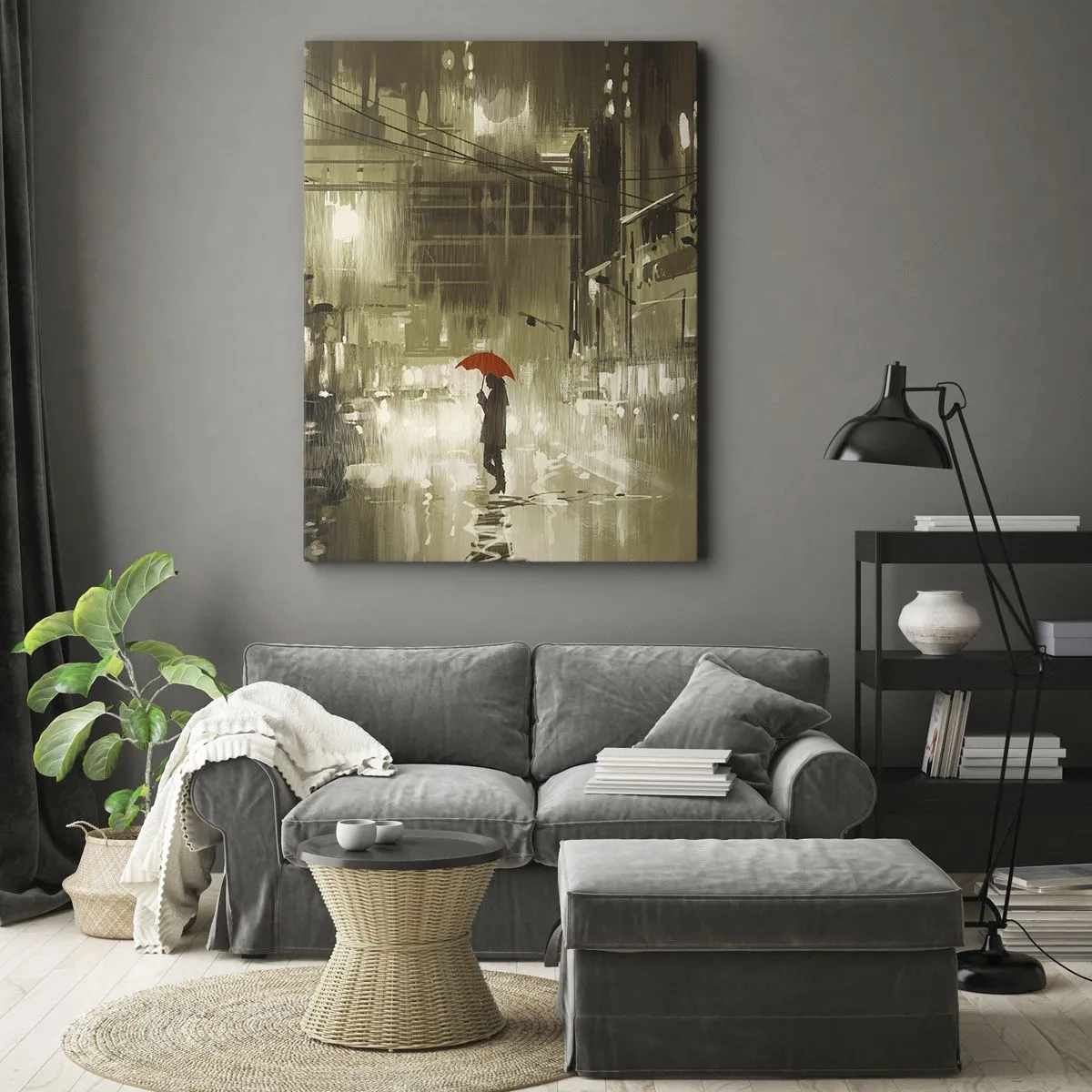 Tablou pe pânză - Singură, dar nu singuratică - 55x100 cm