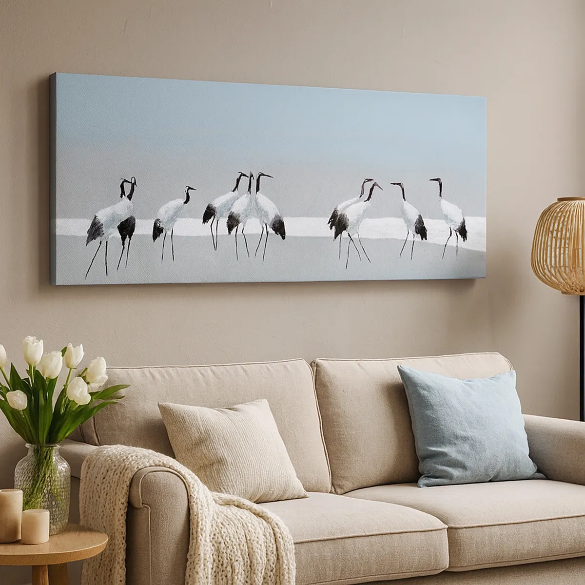 Tablou pe pânză - După o zi fierbinte - 30x30 cm