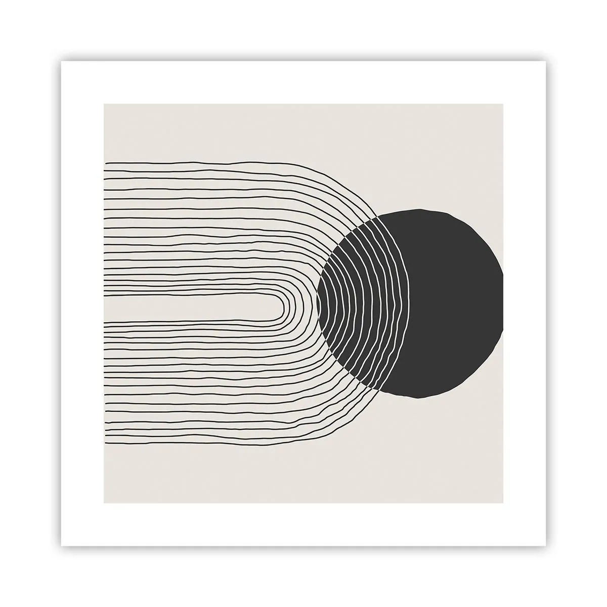 Poster - Tremurând și încrezător - 40x40 cm