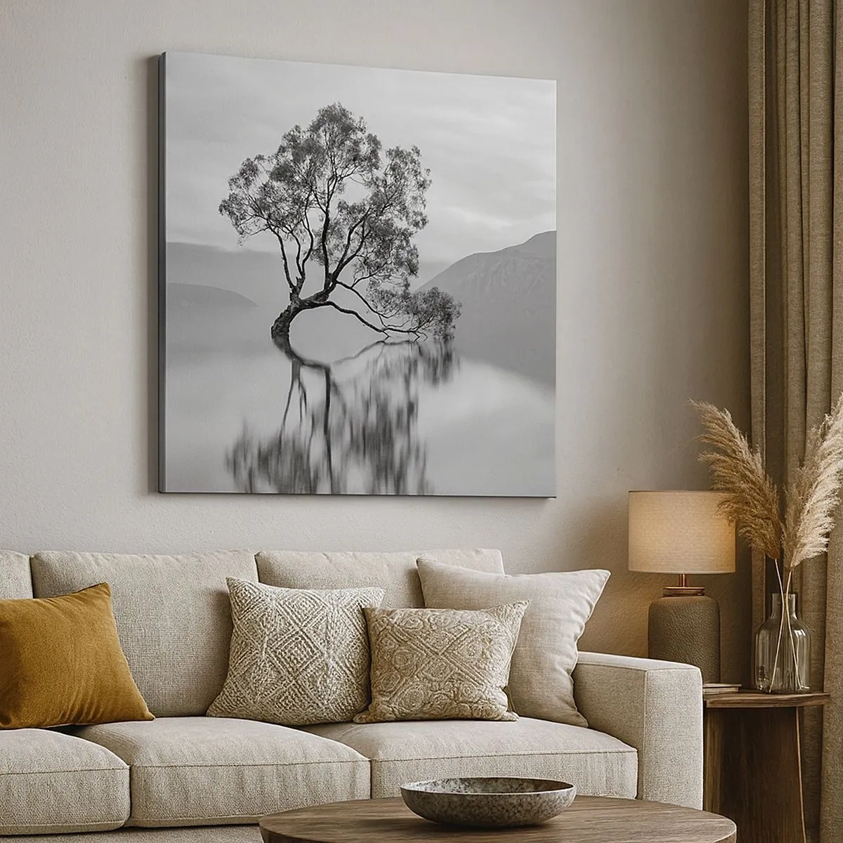 Tablou pe pânză - Există o țară - 30x30 cm