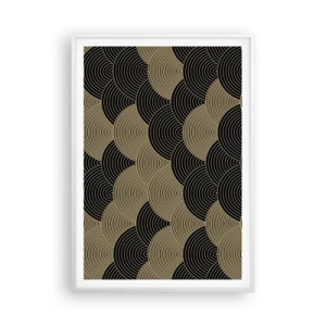 Poster în ramă albă - Unitate în multiplicitate - 70x100 cm