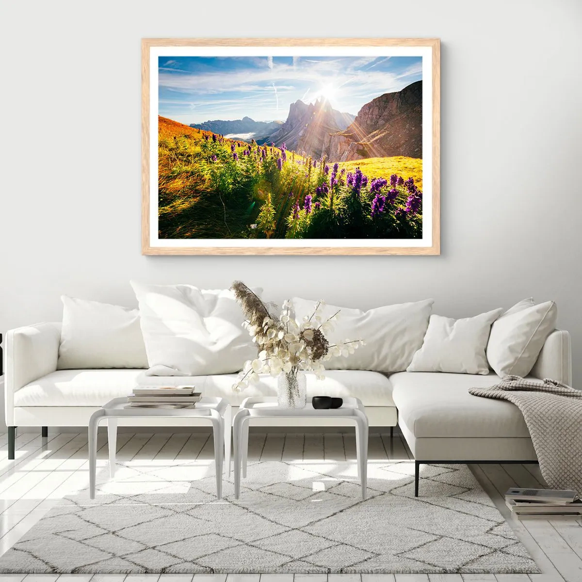 Poster în ramă de stejar deschis - Viața secretă a ierburilor - 100x70 cm